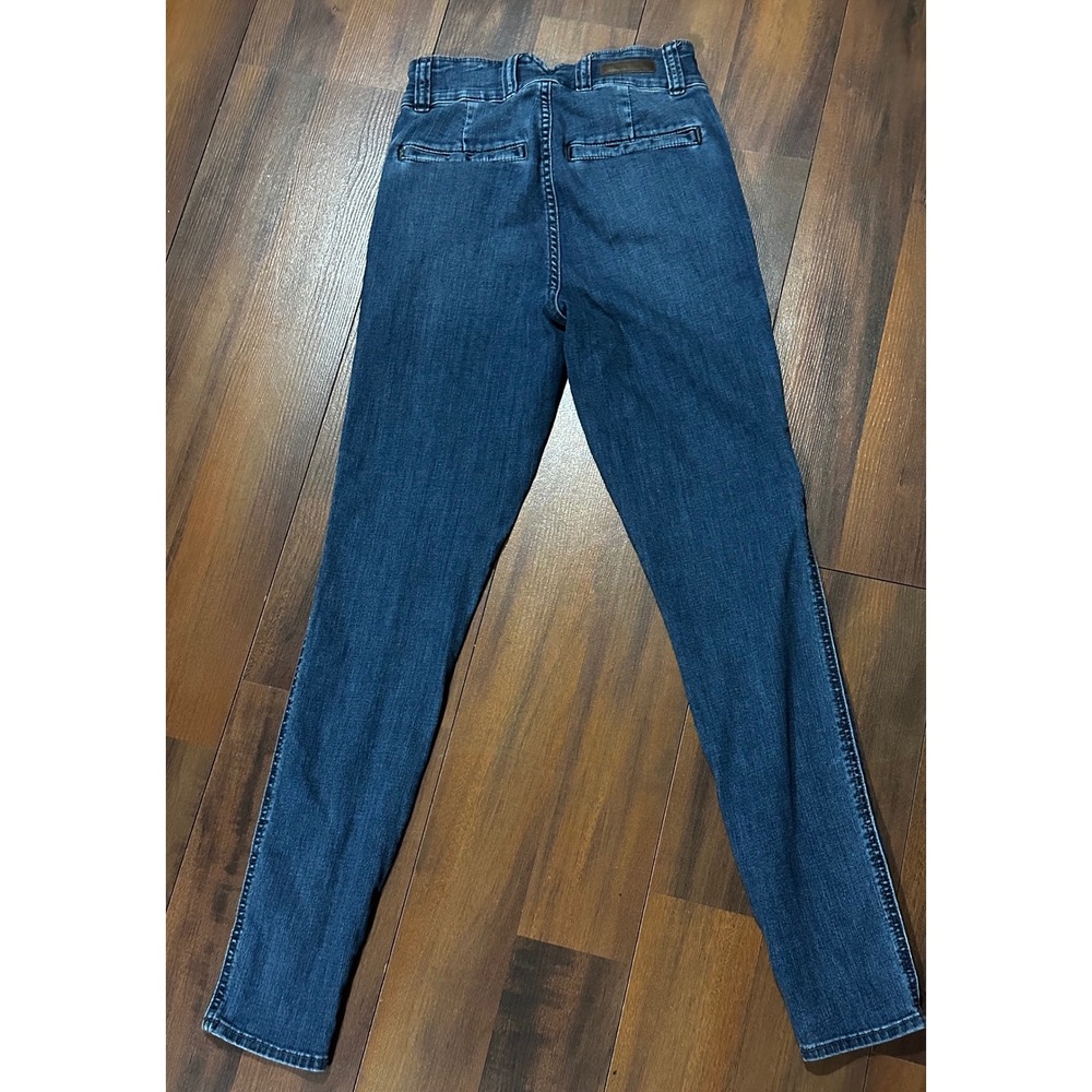 ARTICLES OF SOCIETY Village Park Denim Jeans Women's 26 Blue High Rise Skinny - Picture 2 of 11